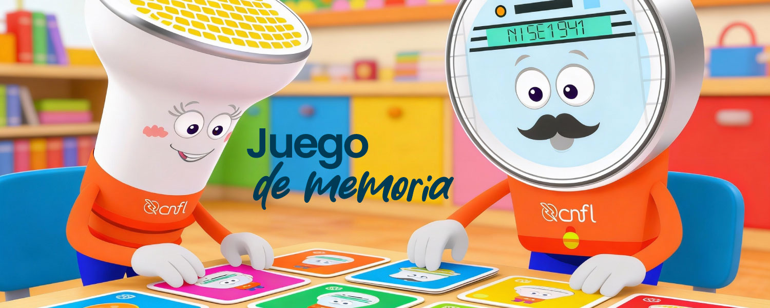 Banner Juego #2: Memoria acerca de los personajes de la Compañía Nacional de Fuerza y Luz (CNFL)